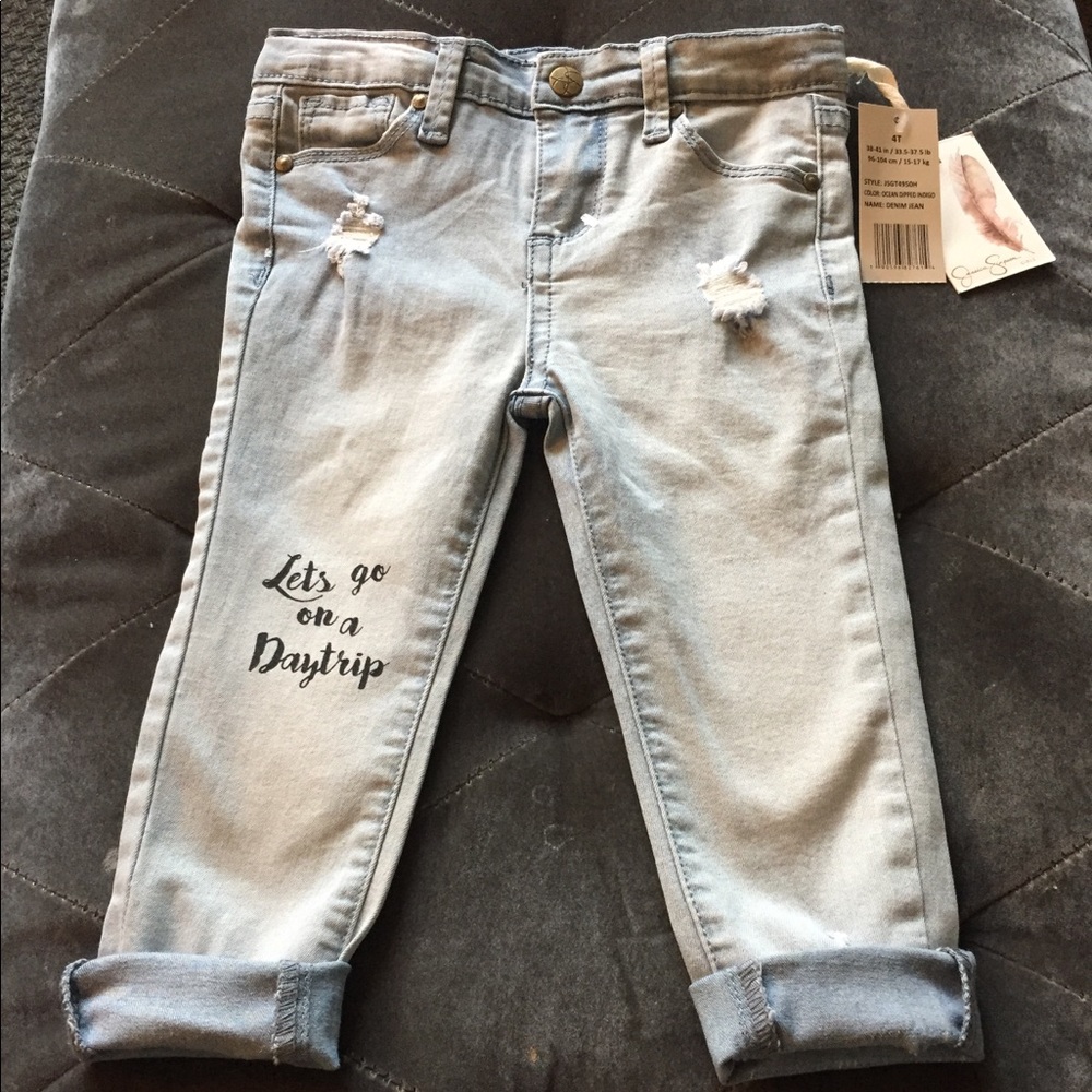 NWT Jessica Simpson Girls Denim Ankle Skinny Jeans